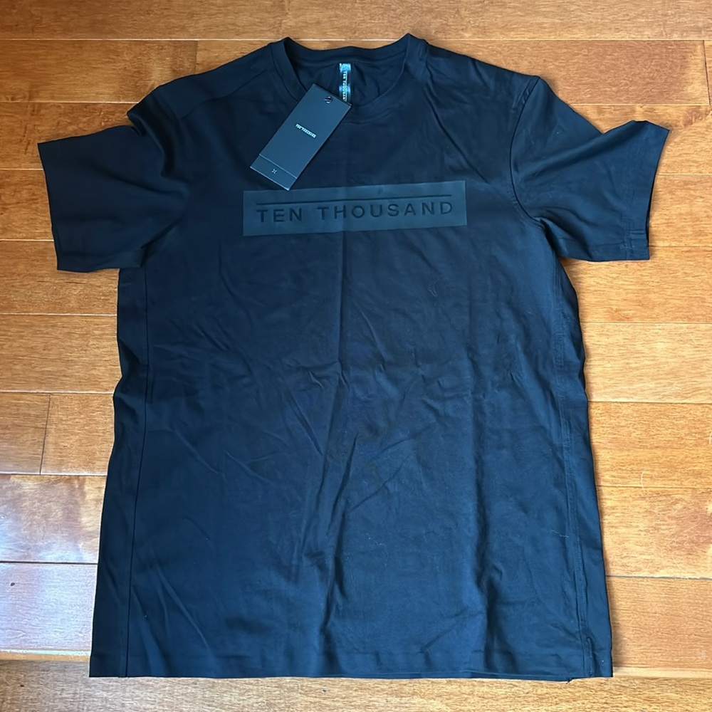 NWT Ten Thousand Black Essential Shirt Logo Tee Size Small, Medium & Large - Picture 1 of 7